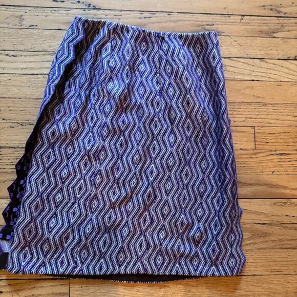 Chanel Purple Geometric Diamond Jacquard Tweed Skirt 01P - Picture 9 of 9